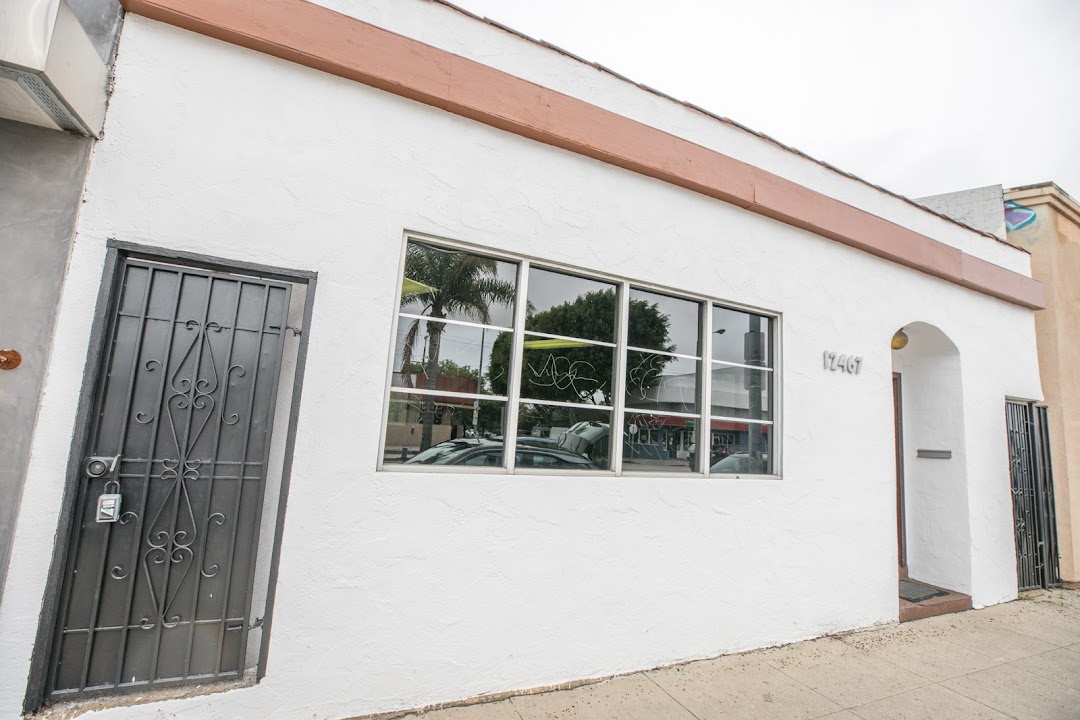 White storefront exterior of the Culver City office on Washington Boulevard