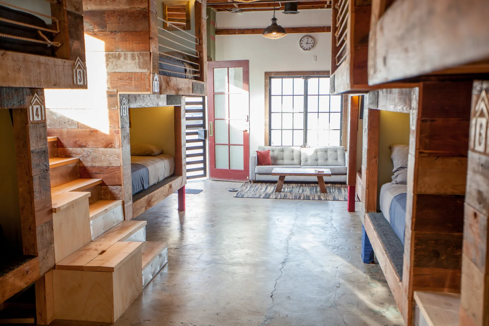 Custom sleeping pods in Silver Lake
